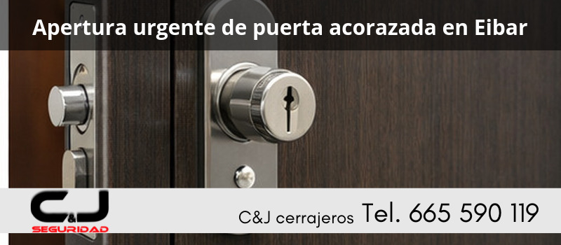 Apertura urgente de puerta acorazada en Eibar