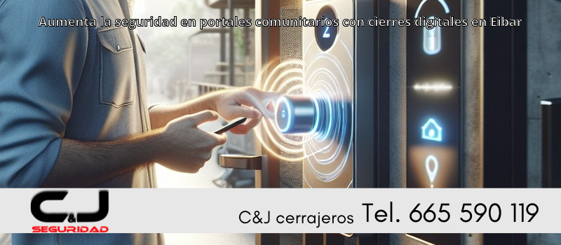 Aumenta la seguridad en portales comunitarios con cierres digitales en Eibar