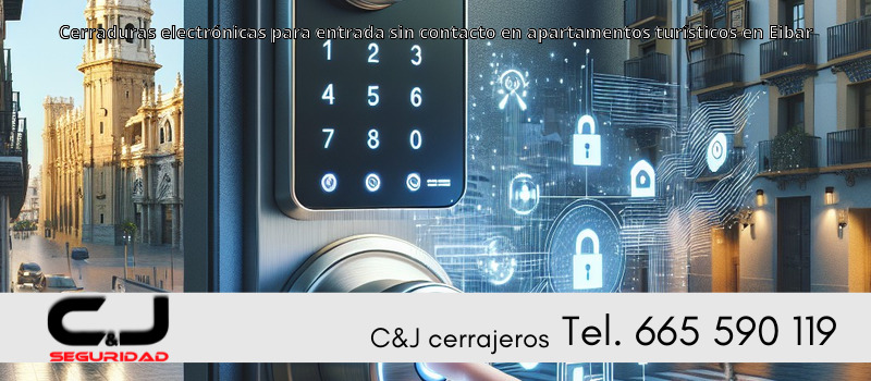 Cerraduras electrónicas para entrada sin contacto en apartamentos turísticos en Eibar