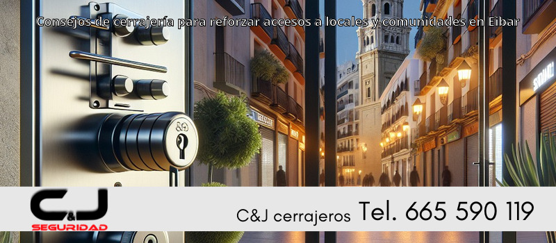 Consejos de cerrajería para reforzar accesos a locales y comunidades en Eibar