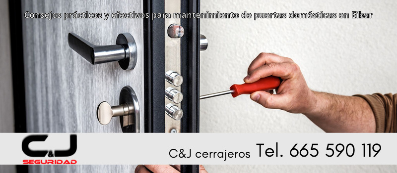 Consejos prácticos y efectivos para mantenimiento de puertas domésticas en Eibar