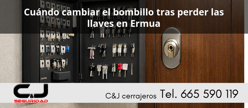 Cuándo cambiar el bombillo tras perder las llaves en Ermua