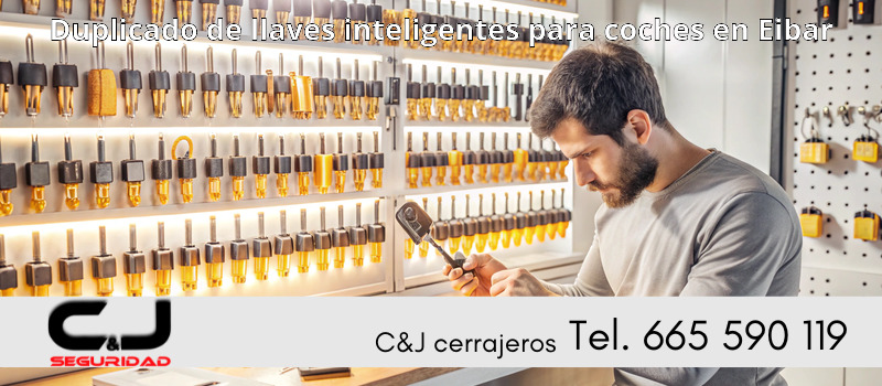 Duplicado de llaves inteligentes para coches en Eibar
