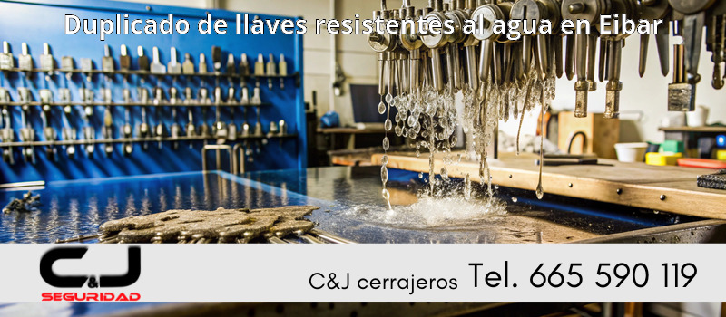 Duplicado de llaves resistentes al agua en Eibar