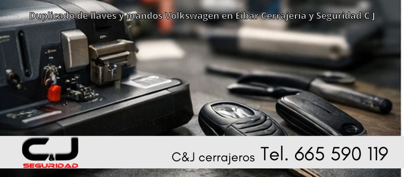 Duplicado de llaves y mandos Volkswagen en Eibar Cerrajería y Seguridad C J