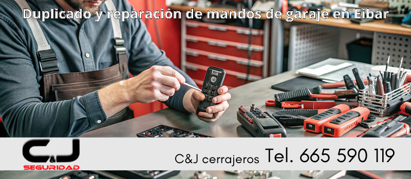 Duplicado y reparación de mandos de garaje en Eibar