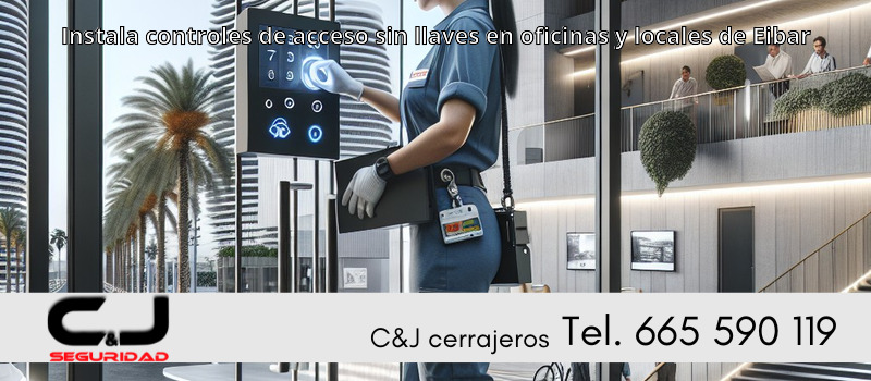 Instala controles de acceso sin llaves en oficinas y locales de Eibar