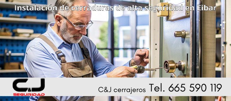Instalación de cerraduras de alta seguridad en Eibar