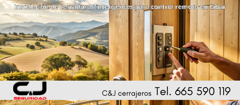 Instalación de cerraduras inteligentes para control remoto en Eibar