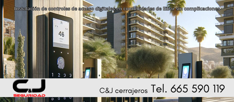 Instalación de controles de acceso digitales en comunidades de Eibar sin complicaciones