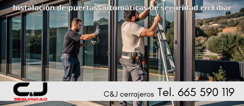 Instalación de puertas automáticas de seguridad en Eibar