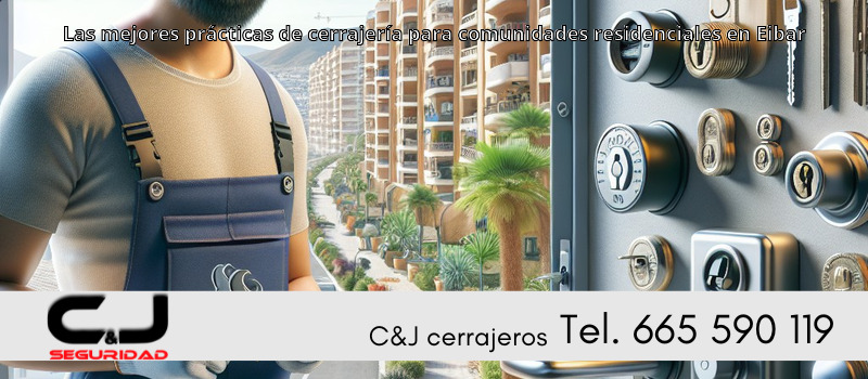 Las mejores prácticas de cerrajería para comunidades residenciales en Eibar