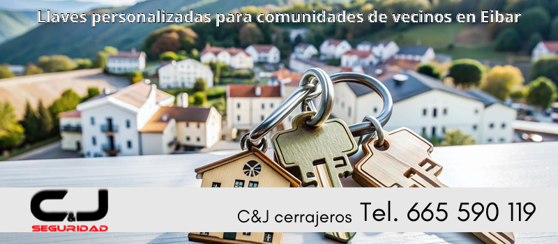 Llaves personalizadas para comunidades de vecinos en Eibar
