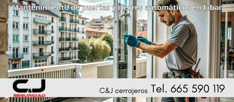 Mantenimiento de puertas y cierres automáticos en Eibar