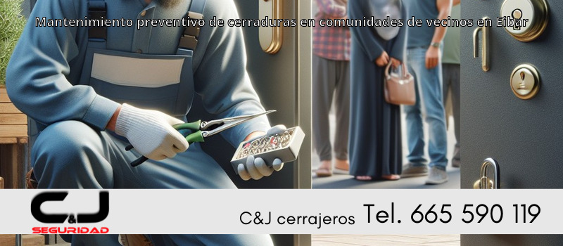 Mantenimiento preventivo de cerraduras en comunidades de vecinos en Eibar