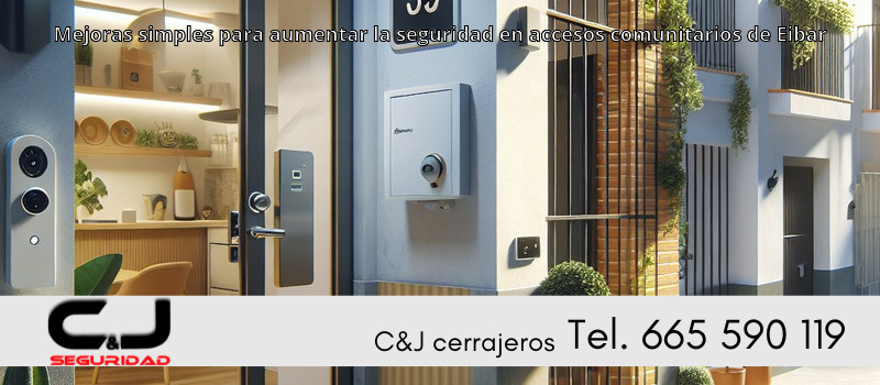 Mejoras simples para aumentar la seguridad en accesos comunitarios de Eibar