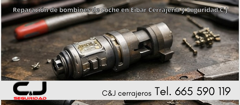 Reparación de bombines de coche en Eibar Cerrajería y Seguridad C J