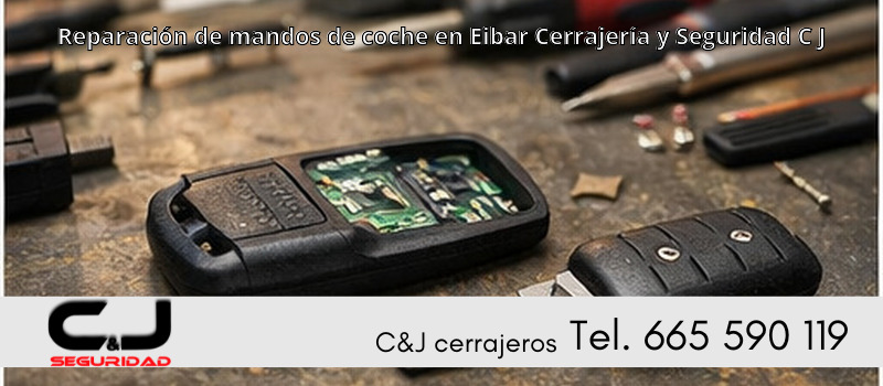 Reparación de mandos de coche en Eibar Cerrajería y Seguridad C J