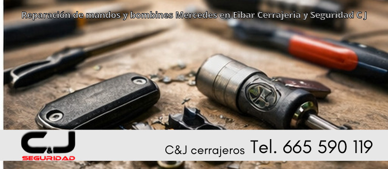 Reparación de mandos y bombines Mercedes en Eibar Cerrajería y Seguridad C J