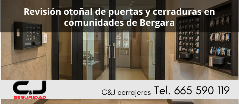 Revisión otoñal de puertas y cerraduras en comunidades de Bergara