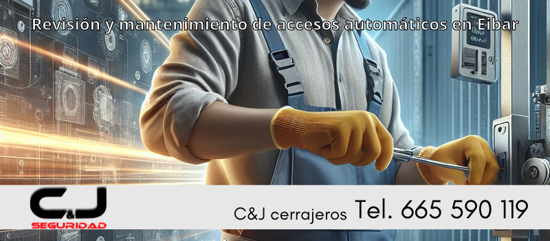 Revisión y mantenimiento de accesos automáticos en Eibar