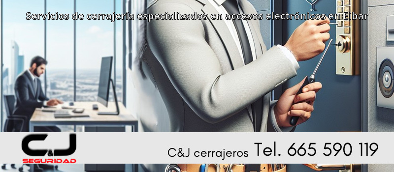 Servicios de cerrajería especializados en accesos electrónicos en Eibar