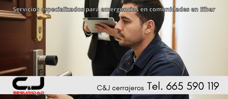 Servicios especializados para emergencias en comunidades en Eibar