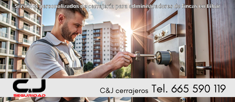 Servicios personalizados de cerrajería para administradores de fincas en Eibar