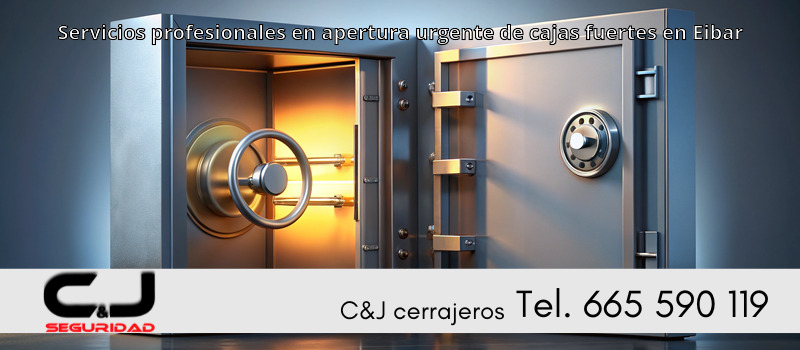 Servicios profesionales en apertura urgente de cajas fuertes en Eibar