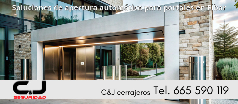 Soluciones de apertura automática para portales en Eibar