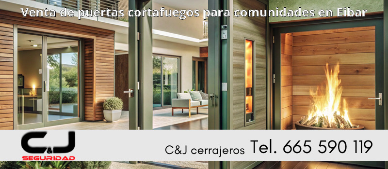 Venta de puertas cortafuegos para comunidades en Eibar